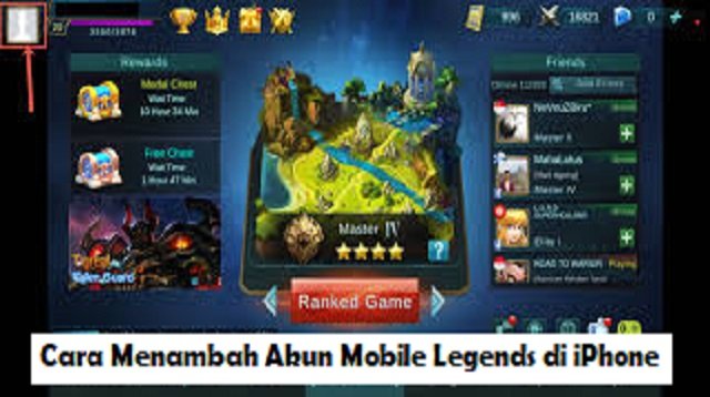 Cara Menambah Akun Mobile Legends di iPhone