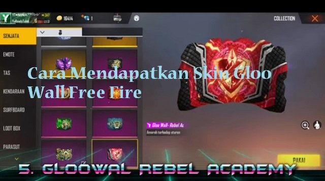 Cara Mendapatkan Skin Gloo Wall Free Fire