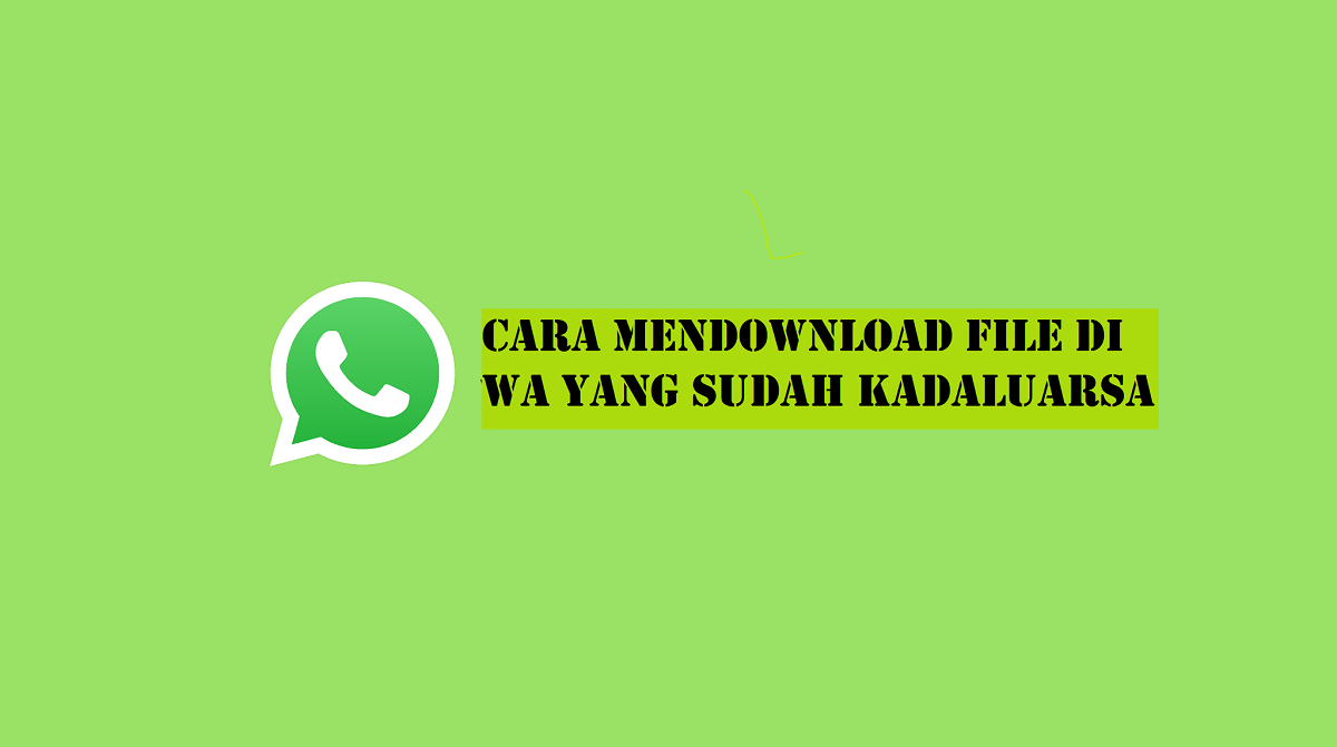 Cara Mendownload File di WA yang Sudah Kadaluarsa (Banyak yang Salah!)