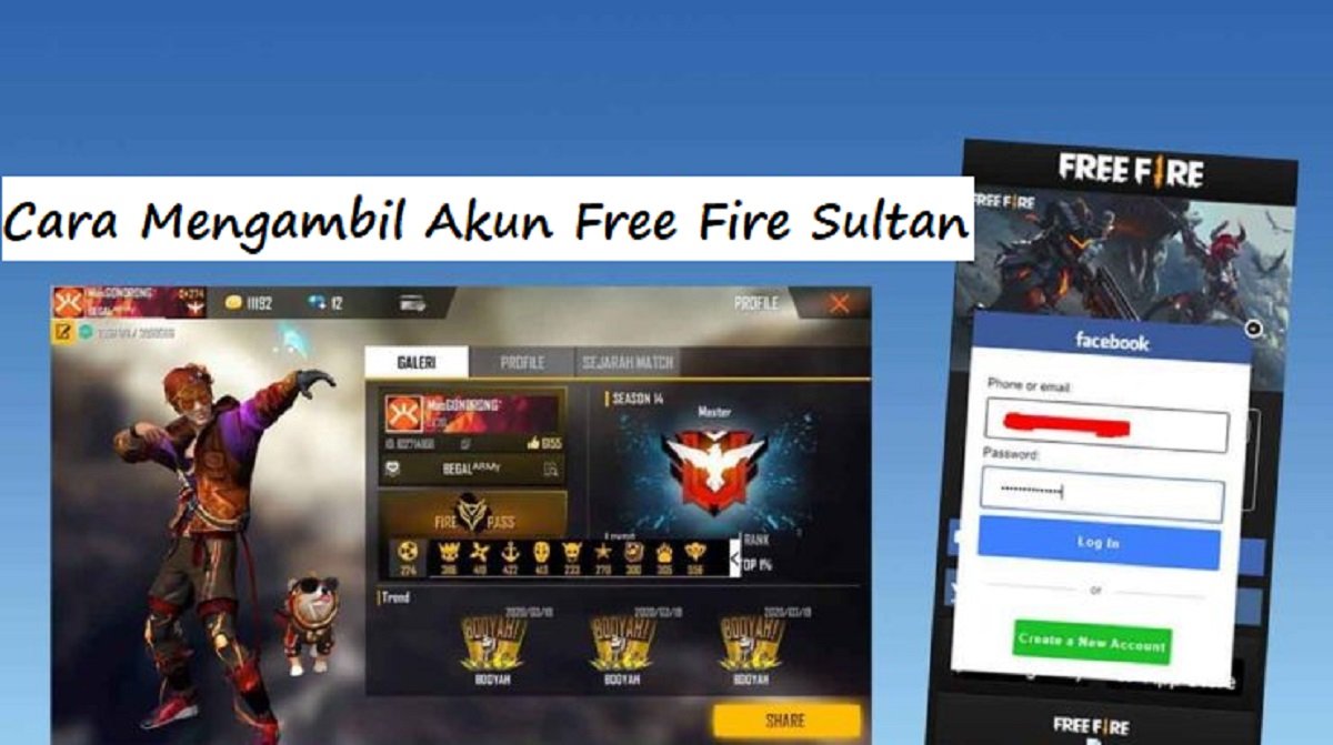 2 Cara Mengambil Akun Free Fire Sultan (Nggak Banyak yang Tahu)