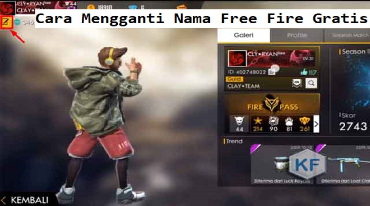 2 Cara Mengganti Nama Free Fire Gratis (Anti Gagal)