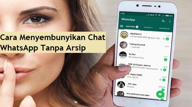 Cara Menyembunyikan Chat WhatsApp Tanpa Arsip
