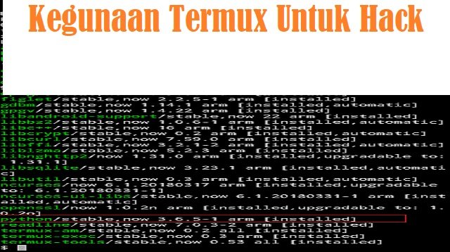Kegunaan Termux Untuk Hack