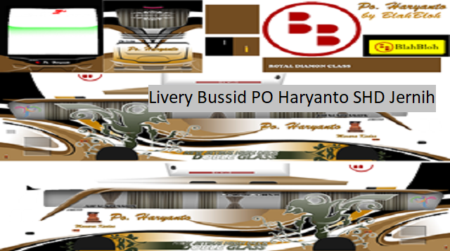 Link Download Livery Bussid PO Haryanto SHD Jernih