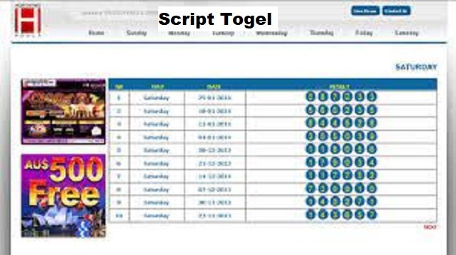 Download Script Togel Gratis